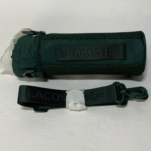 Lacoste Glass Tumbler with Holder & Strap New - Picture 7 of 10